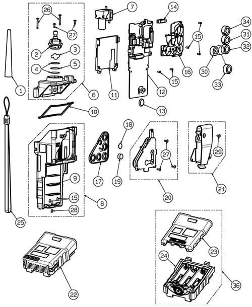 GX-2012 Spare Parts