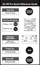 GX-3R quick reference card