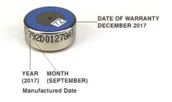 where to find the sensor date