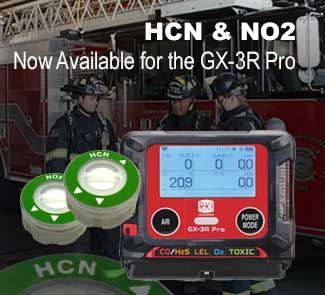 HCN and NO2 sensors for GX-3R Pro