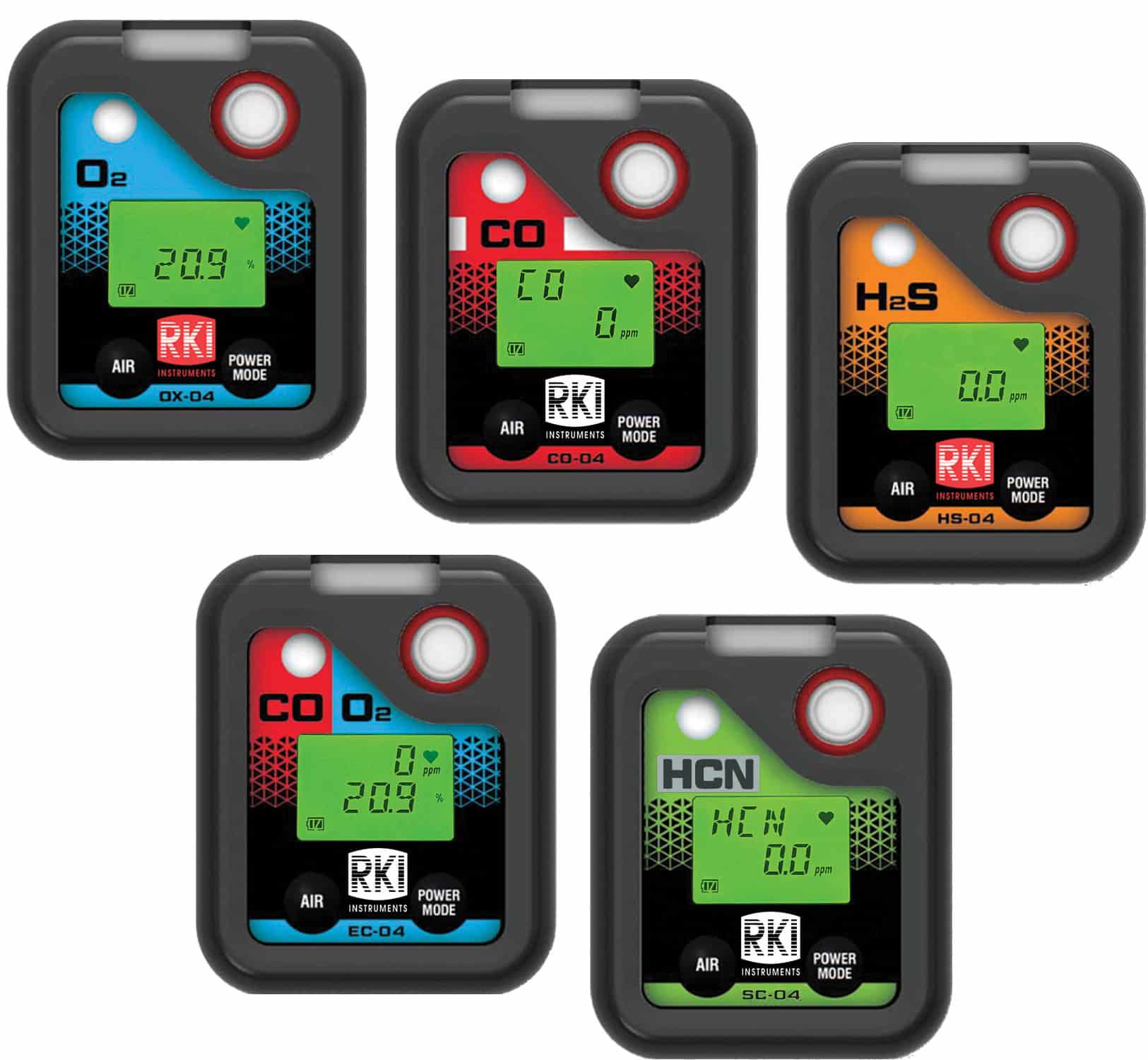 04 Series Single Toxic Gas Monitors Gas Sensors by RKI Instruments